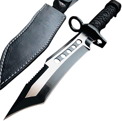 HOLYEDGE 12" Military Bayonet Bowie Fixed Blade Knife